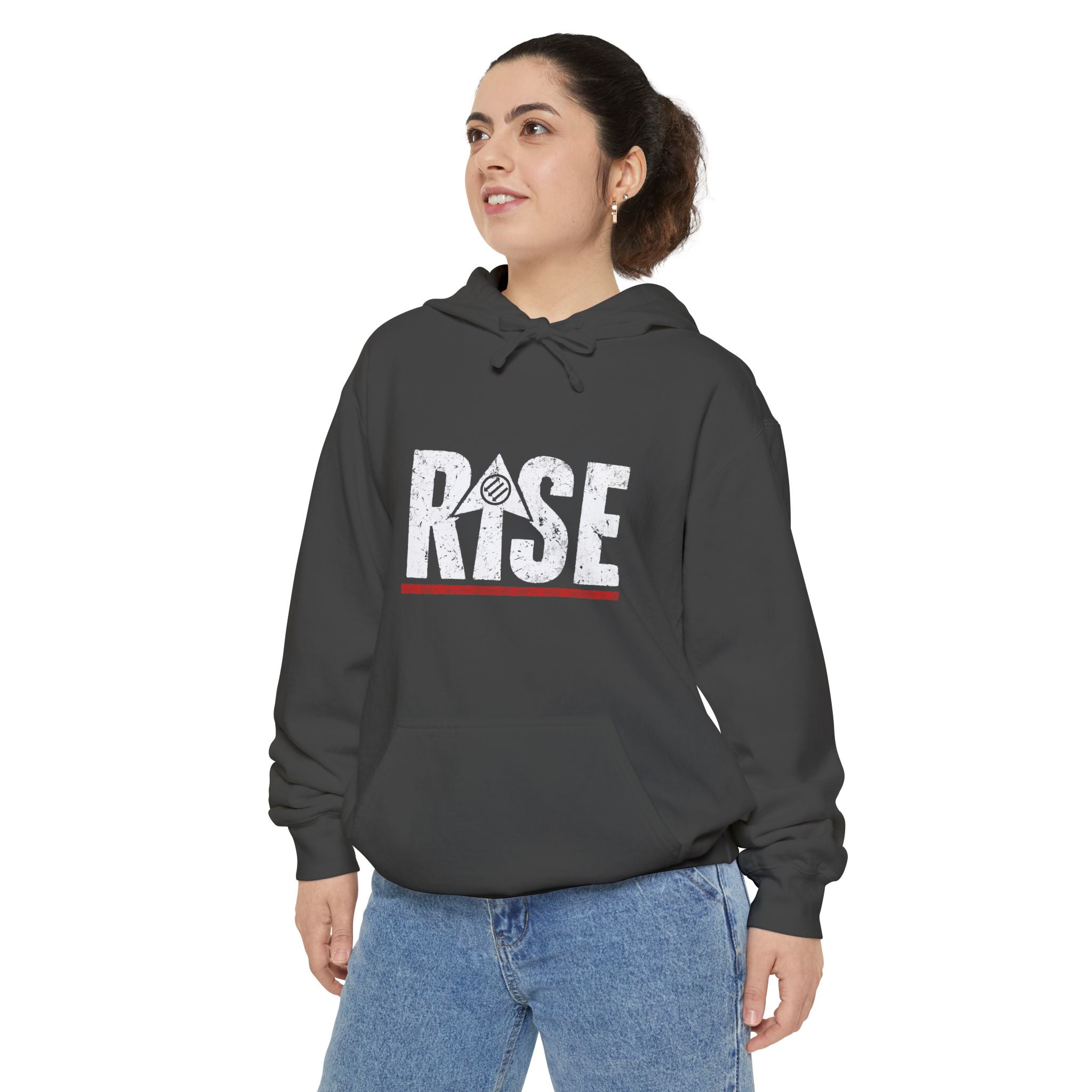 Refuse Silence Hoodie | Garment-Dyed Pullover Protest Sweatshirt