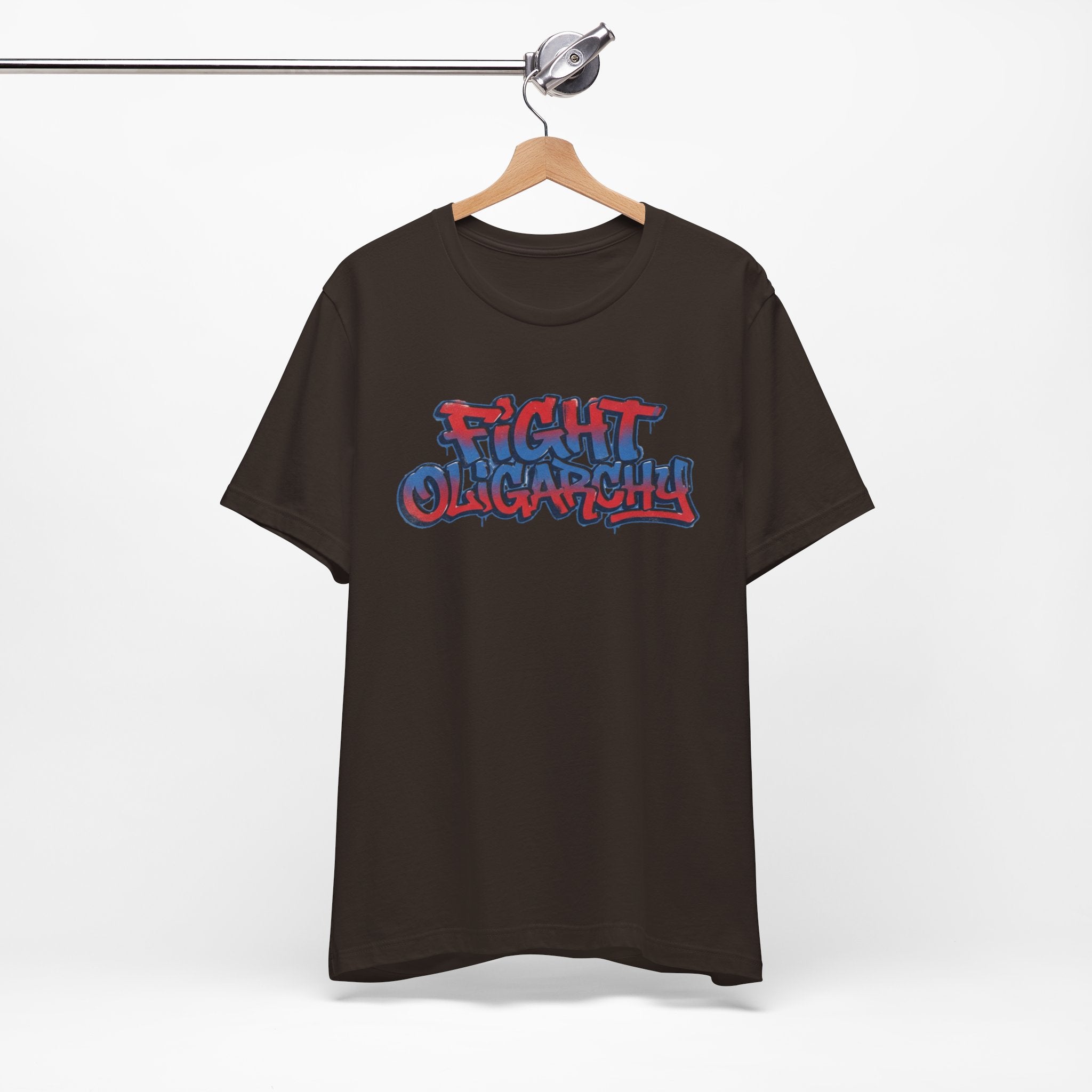 Fight Oligarchy! Bernie and Abdul Unisex Jersey Short Sleeve Tee