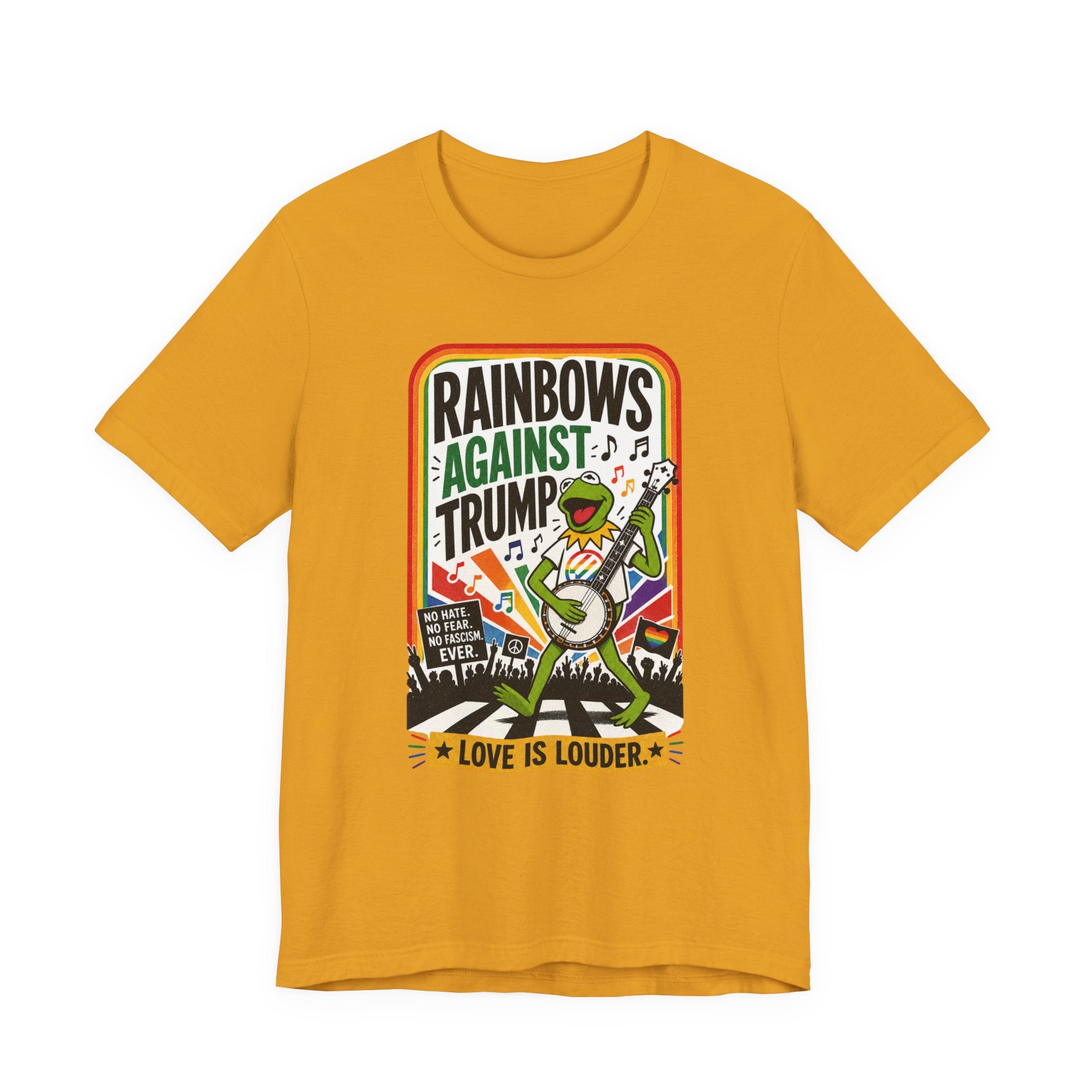 Rainbows Against Trump | Unisex Jersey Short Sleeve Tee