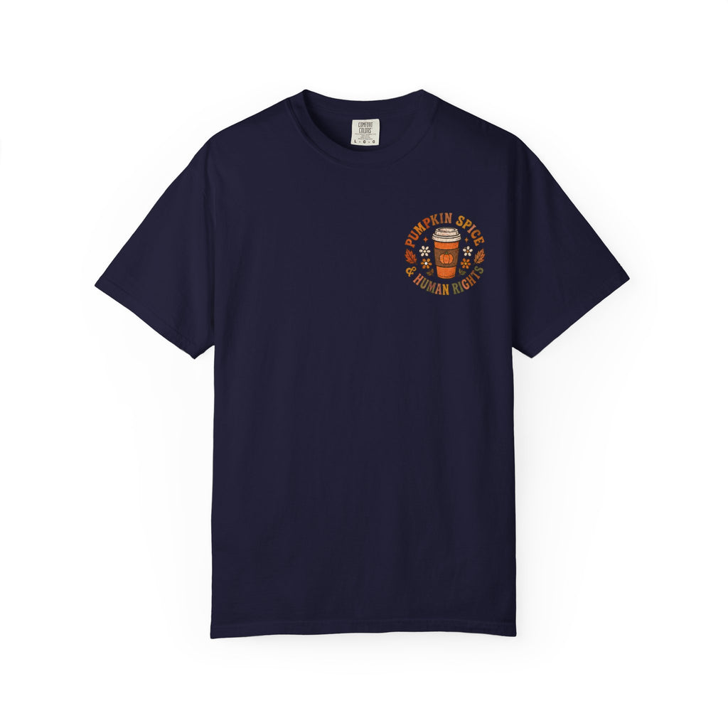 Pumpkin Spice Era Unisex Garment-Dyed T-shirt