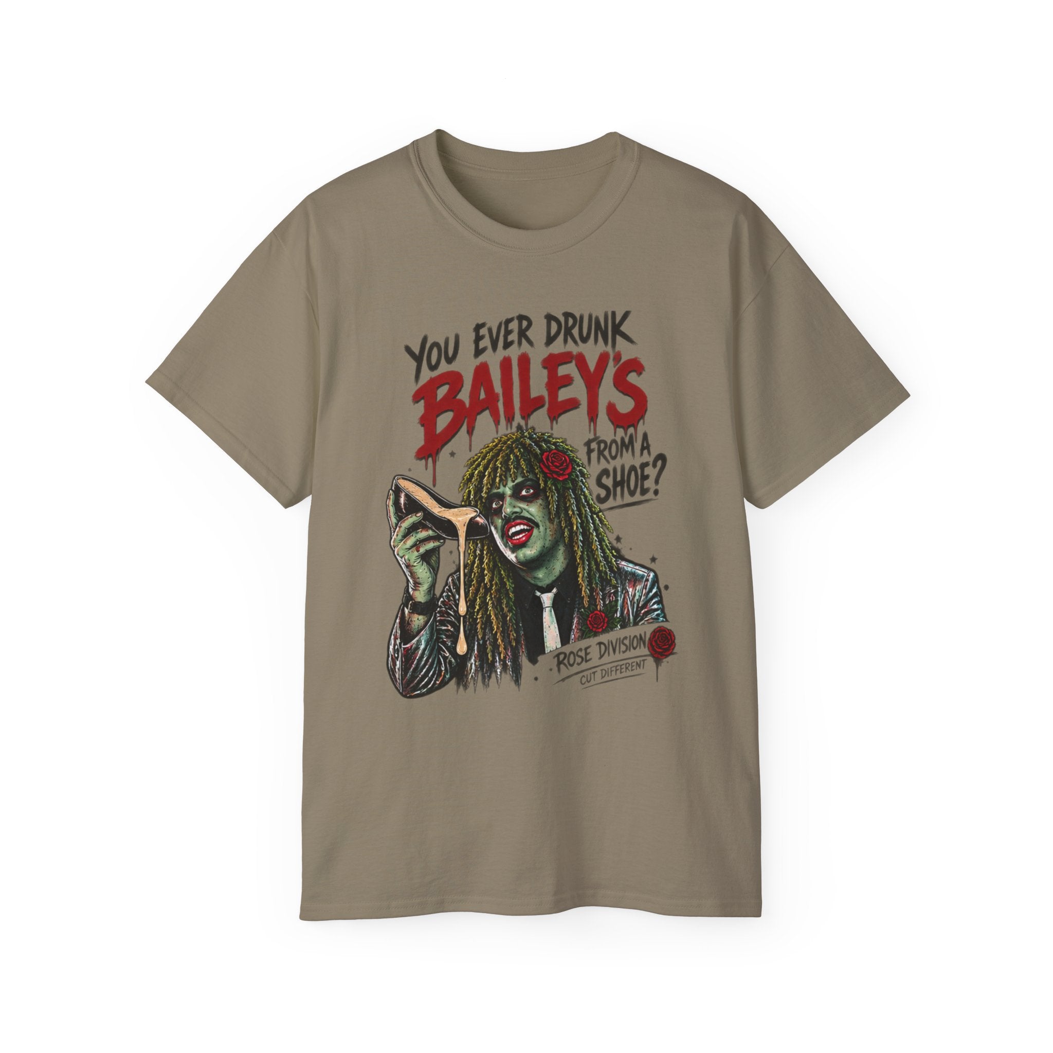 You ever drunk Baileys from a Shoe? Im Old Greg! Unisex Ultra Cotton Tee