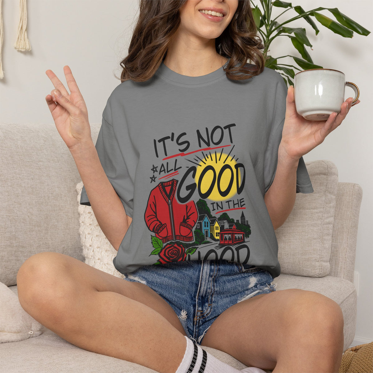 Neighborhood Unisex Garment-Dyed T-shirt
