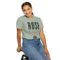 Rose Division graphic T-shirt | rose illustration, typographic design