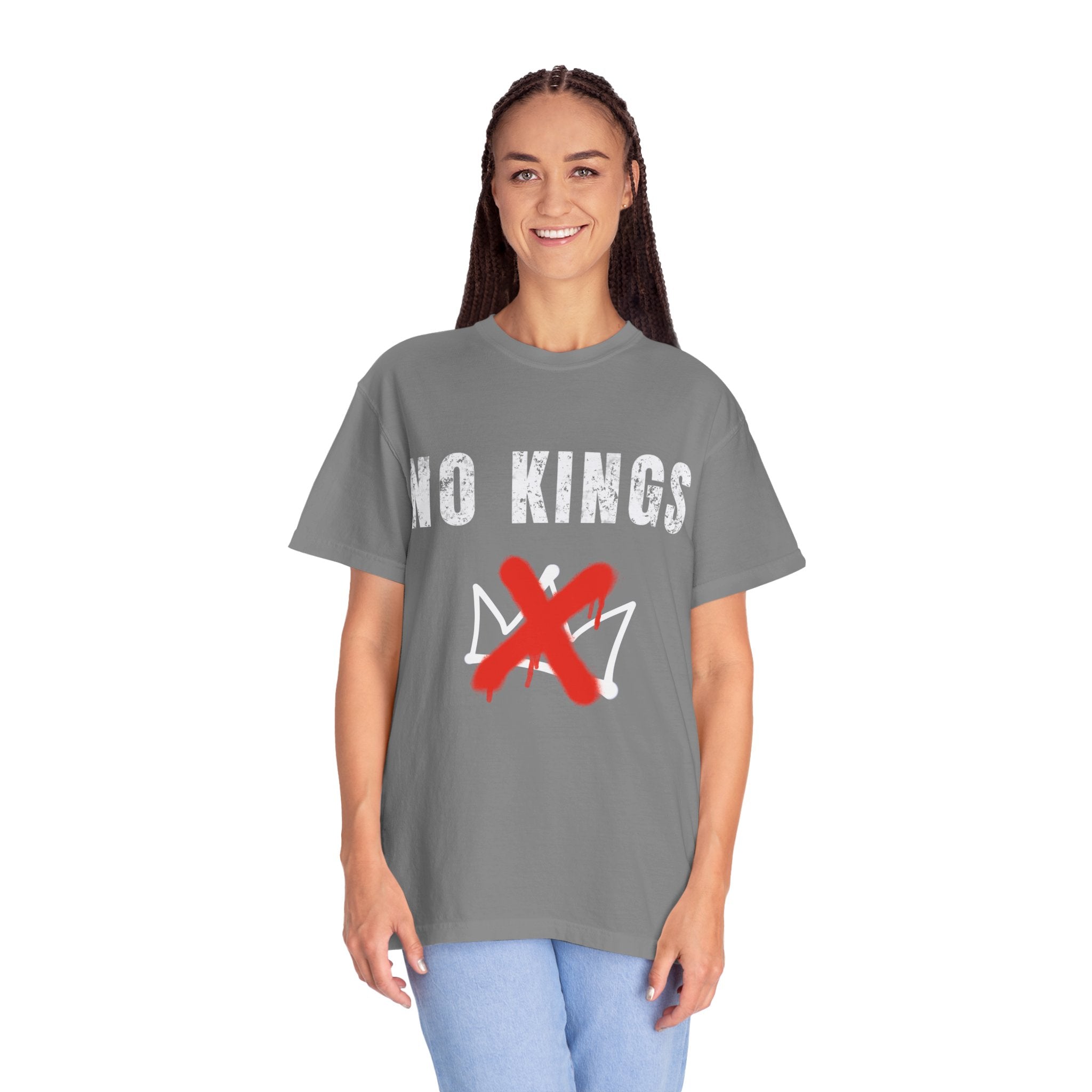 No Kings | Graffiti Text Unisex T-Shirt