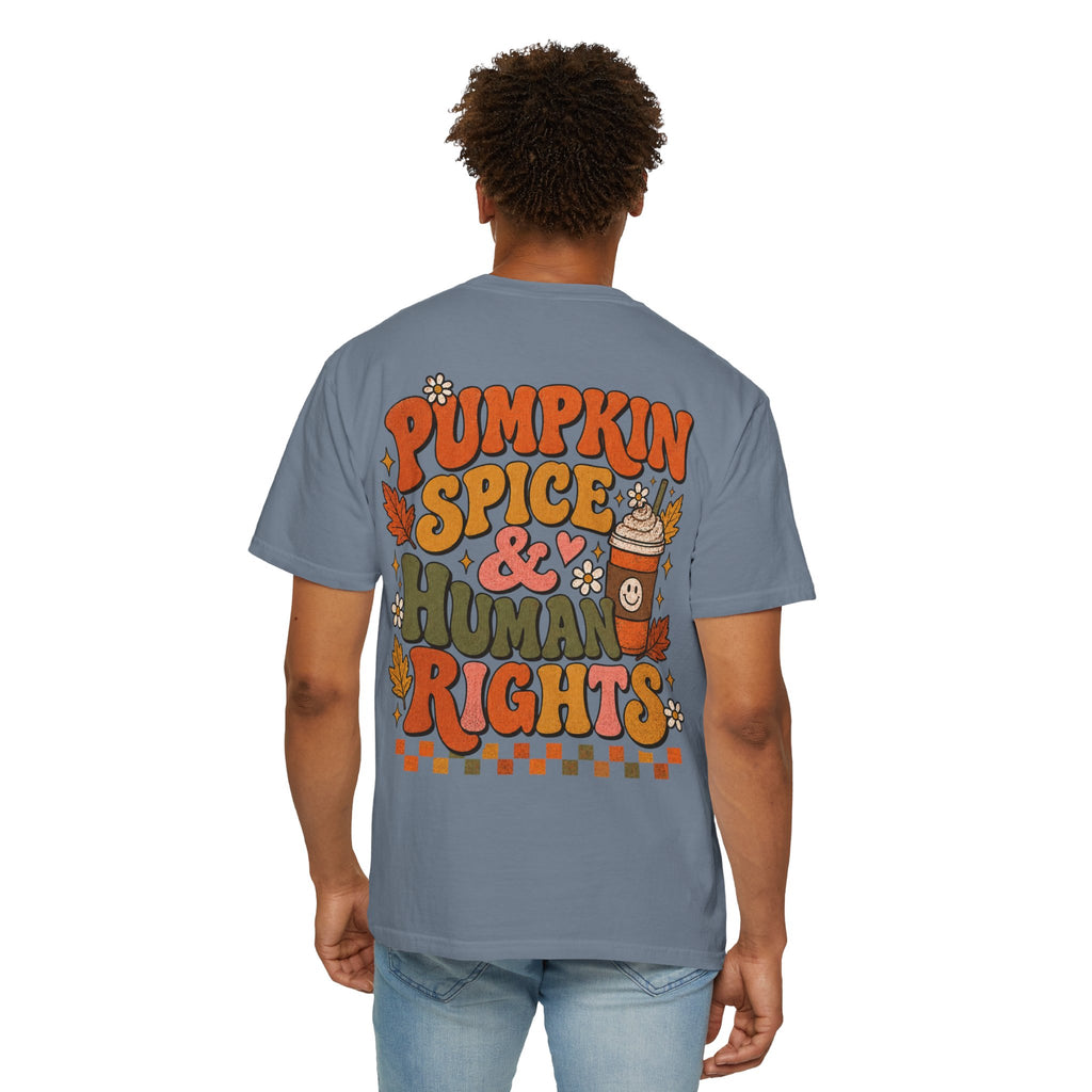 Pumpkin Spice Era Unisex Garment-Dyed T-shirt