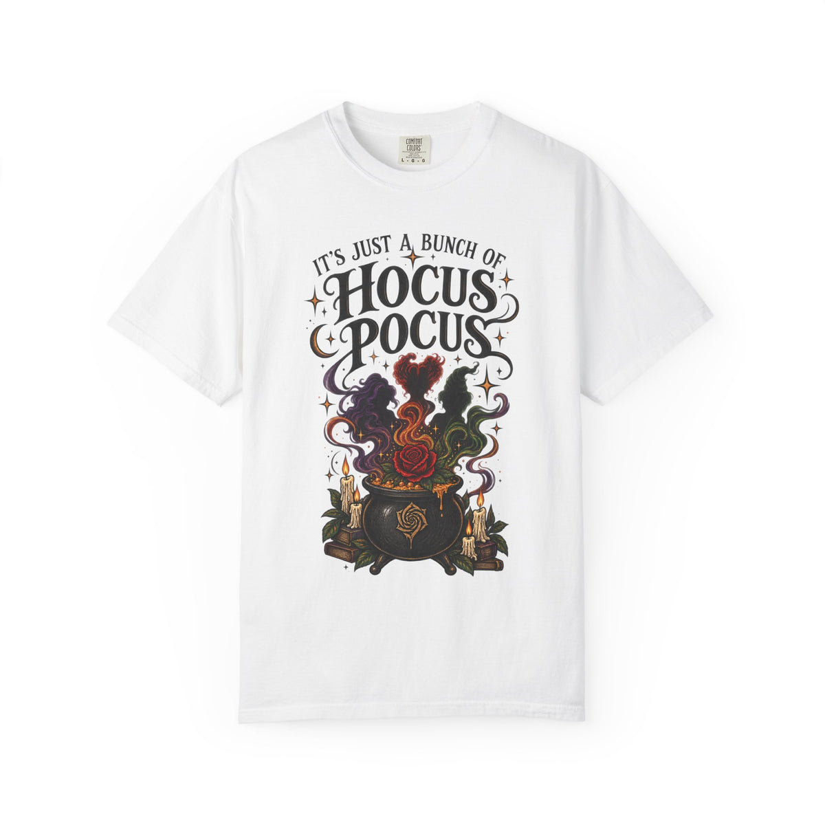 Its Just a Bunch of Hocus Pocus T-shirt | Witch Cauldron Halloween Shirt