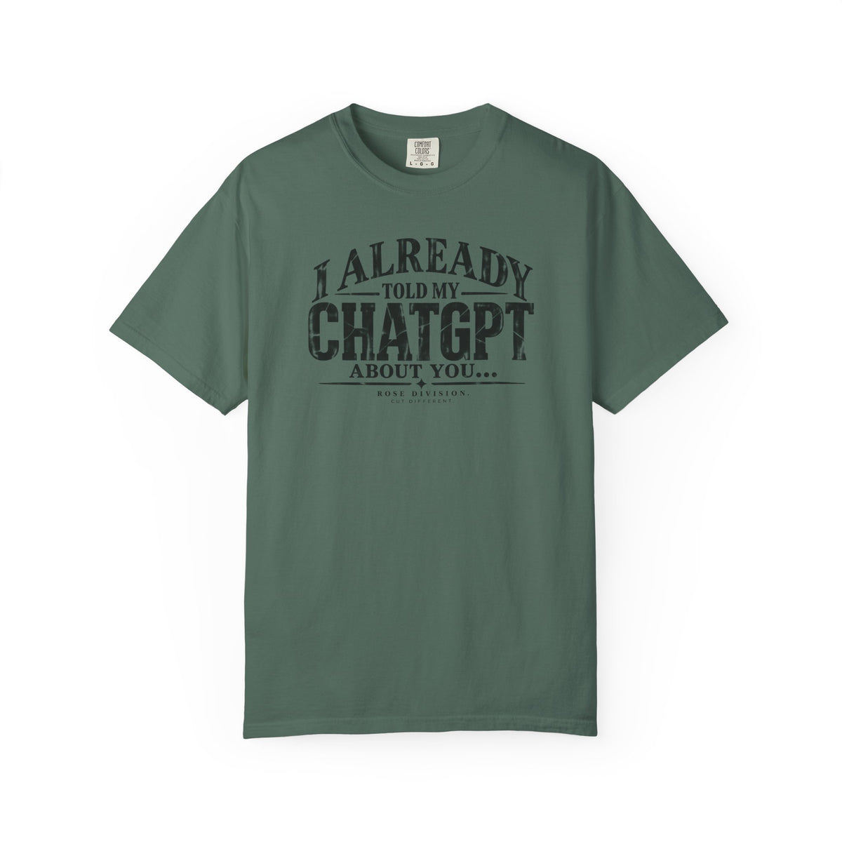 Chat GPT Unisex Garment-Dyed T-shirt