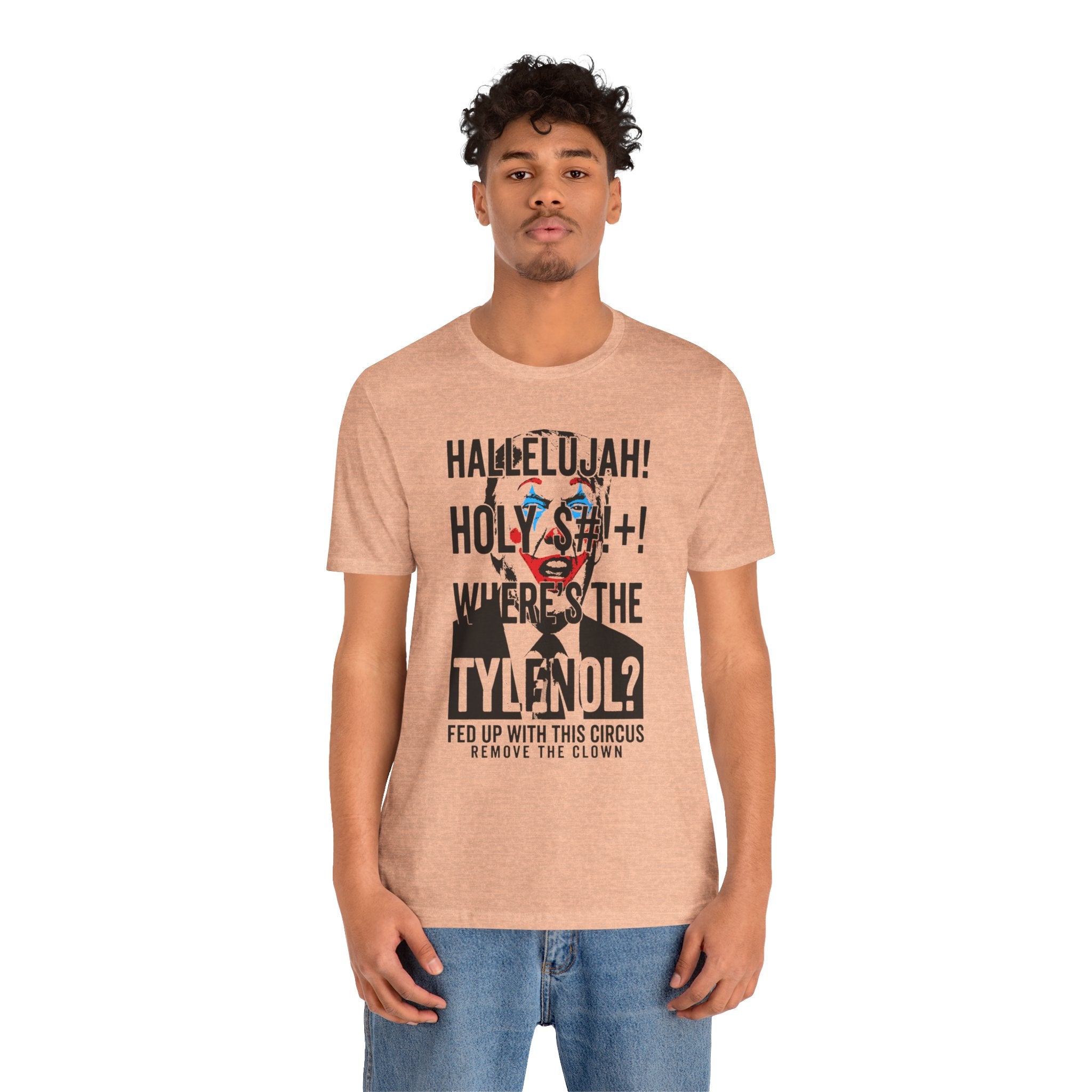 Fed Up With the Circus | Trump Clown Unisex Jersey Short Sleeve Tee