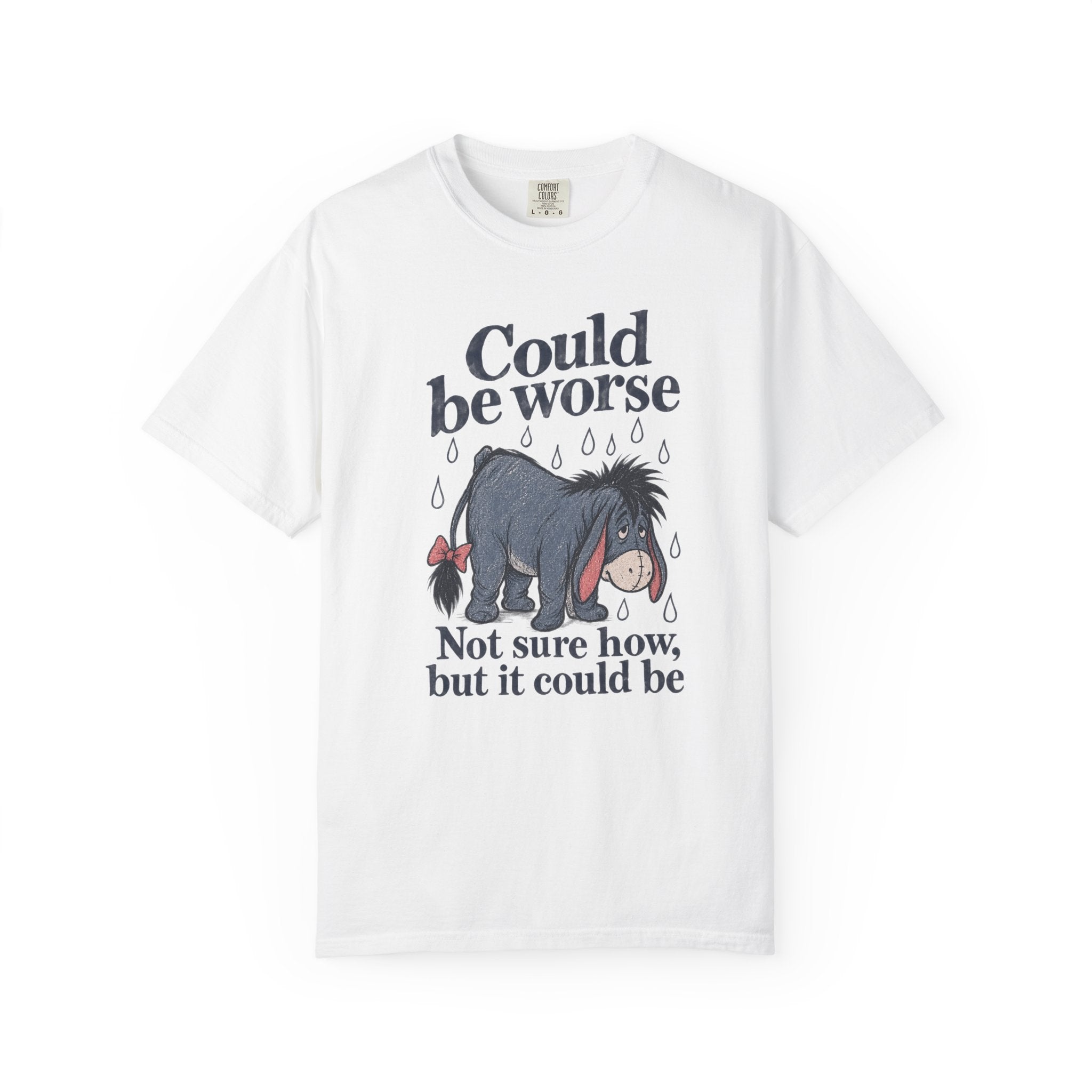 Could Be Worse Eeyore T-shirt | Disney Winnie the Pooh, Sad Donkey Illustration