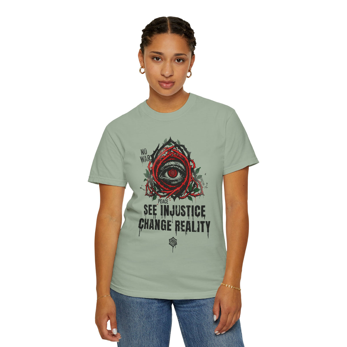 All-Seeing Eye Protest Art | See Injustice Change Reality Unisex T-Shirt