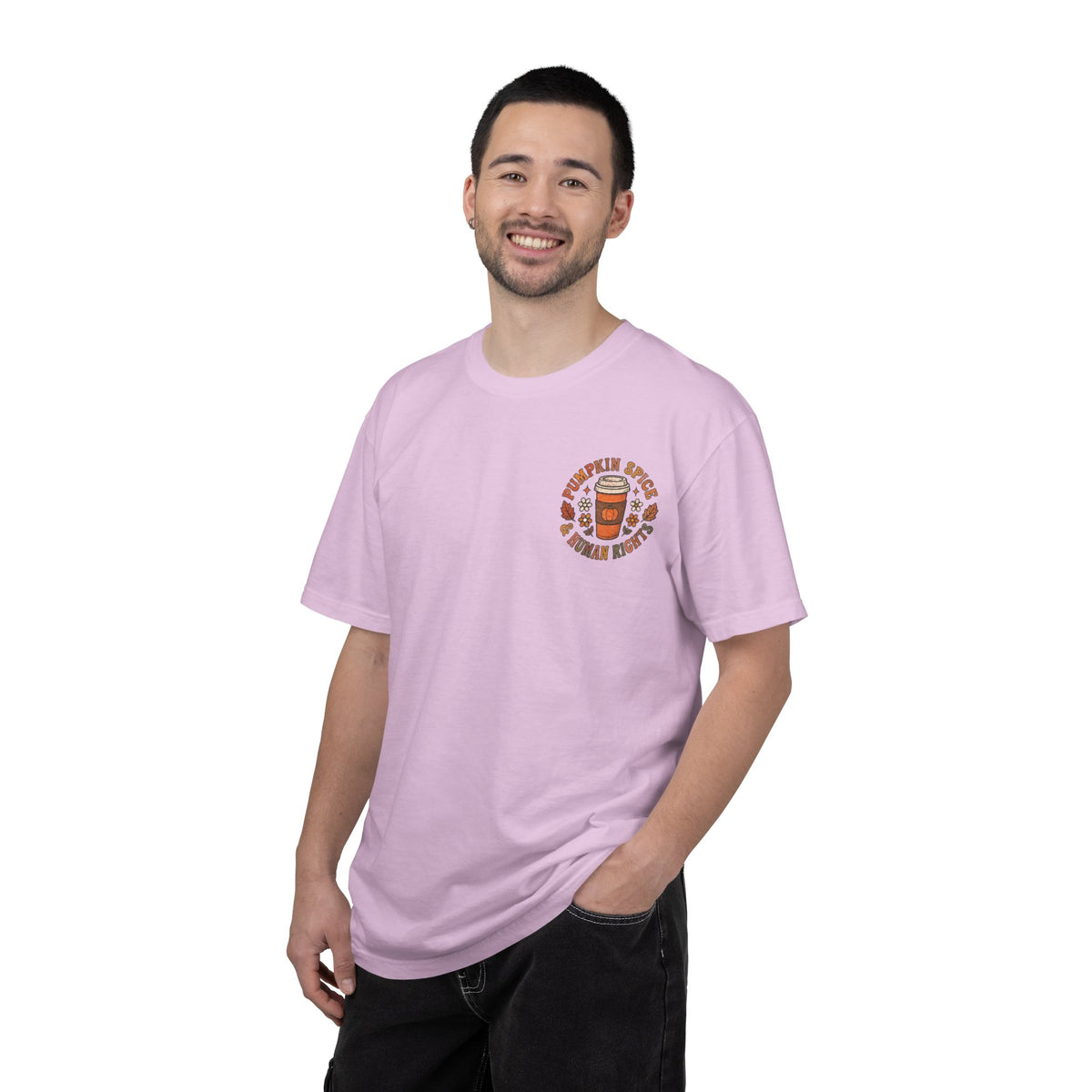 Pumpkin Spice Era Unisex Garment-Dyed T-shirt