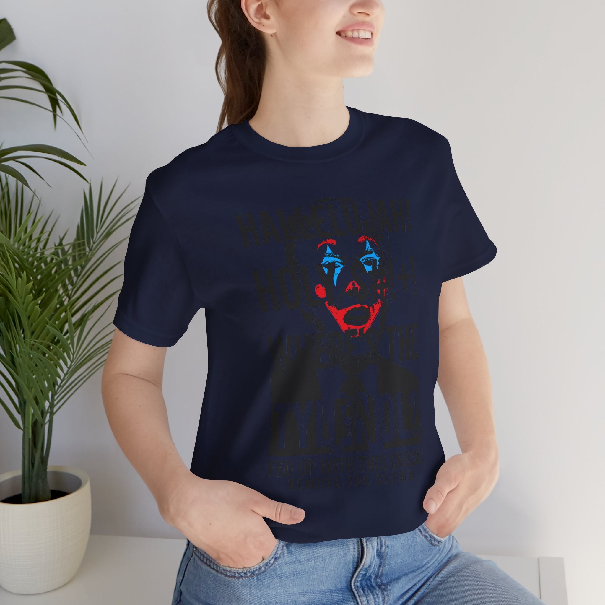 Fed Up With the Circus | Trump Clown Unisex Jersey Short Sleeve Tee