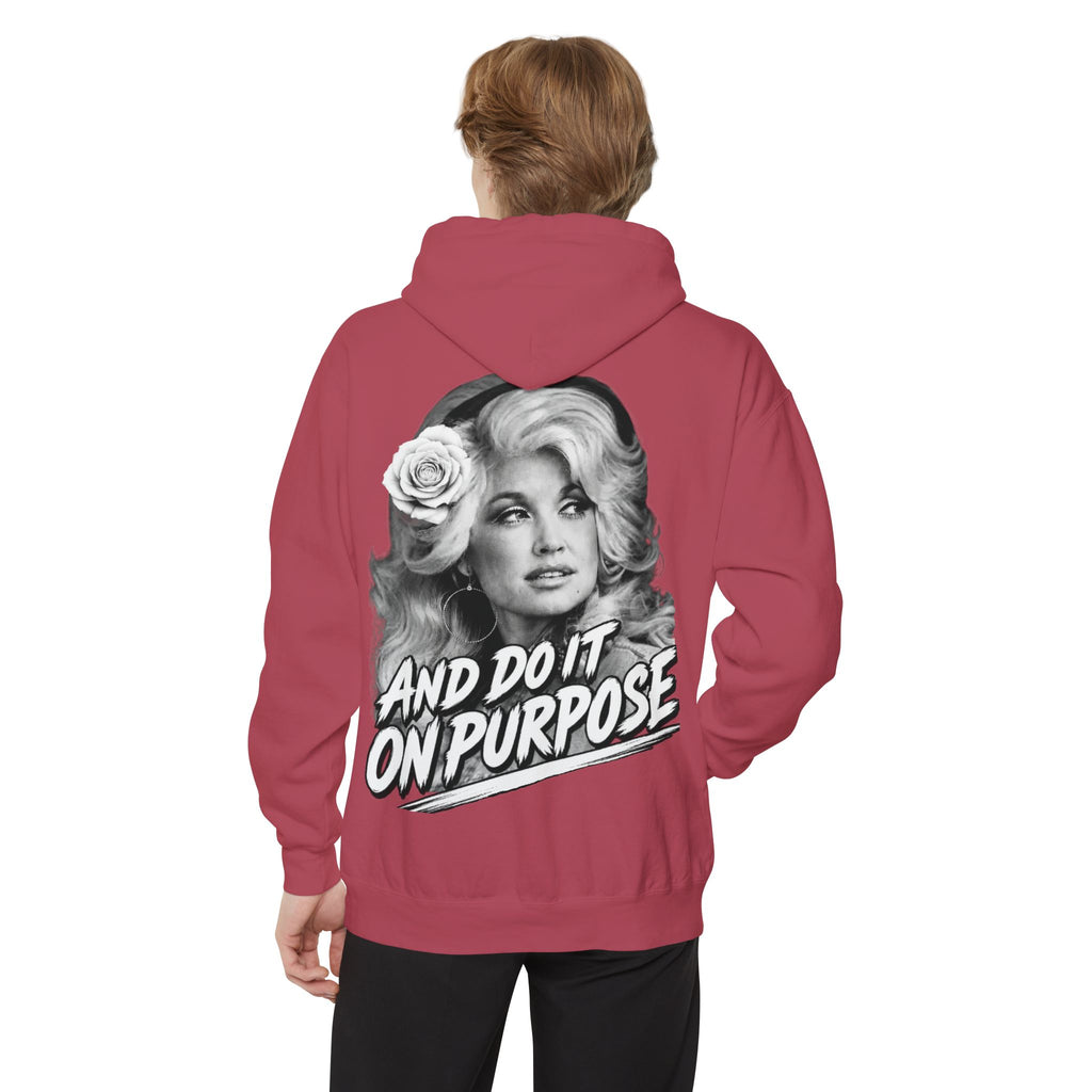 A Tribute to the one and only Dolly. Rose Division holds the same values as the late GOAT. Unisex Garment-Dyed Hoodie