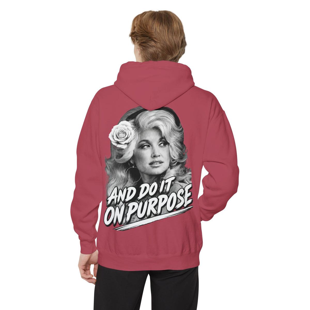 A Tribute to the one and only Dolly. Rose Division holds the same values as the late GOAT. Unisex Garment-Dyed Hoodie