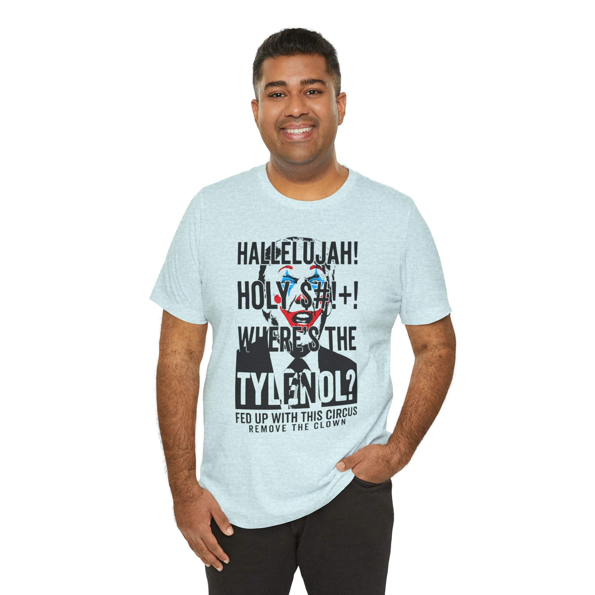 Fed Up With the Circus | Trump Clown Unisex Jersey Short Sleeve Tee