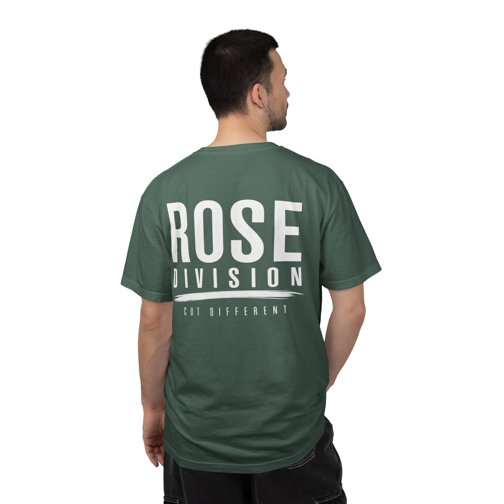 Rose Division small chest logo T-Shirt | rose graphic tee
