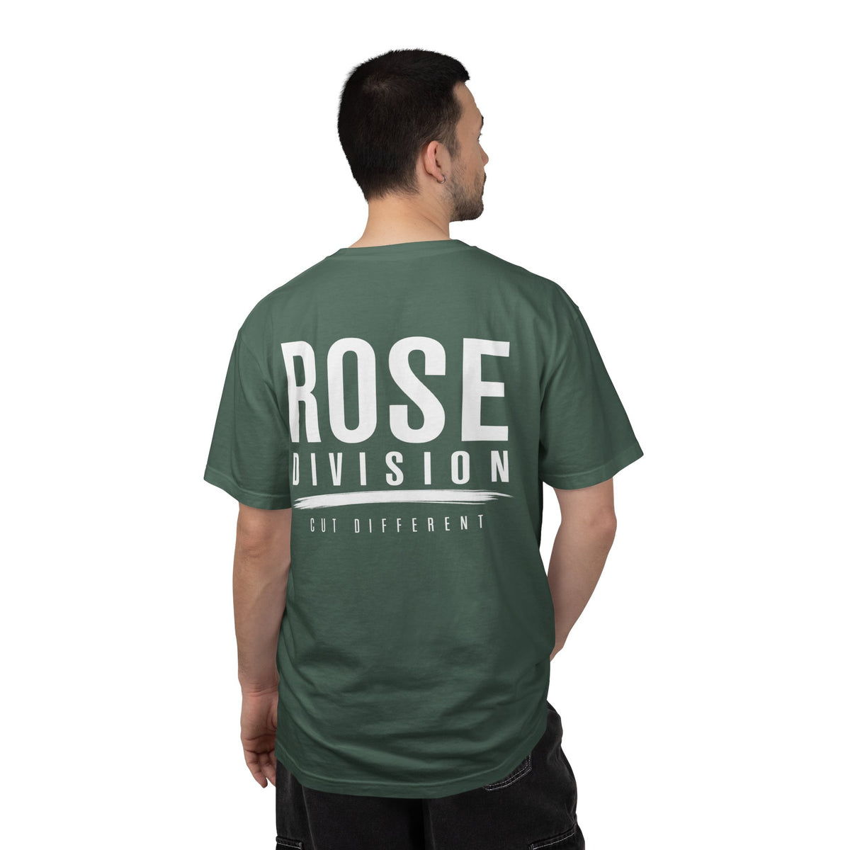 Rose Division small chest logo T-Shirt | rose graphic tee