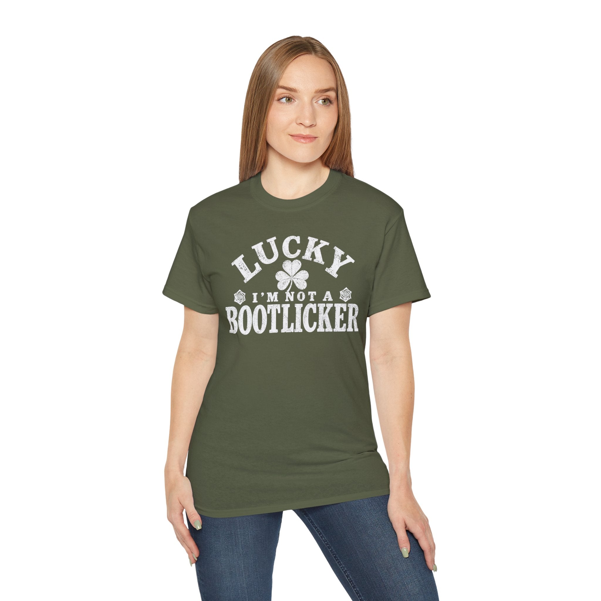 Lucky I Am Not A Bootlicker Unisex Ultra Cotton Tee