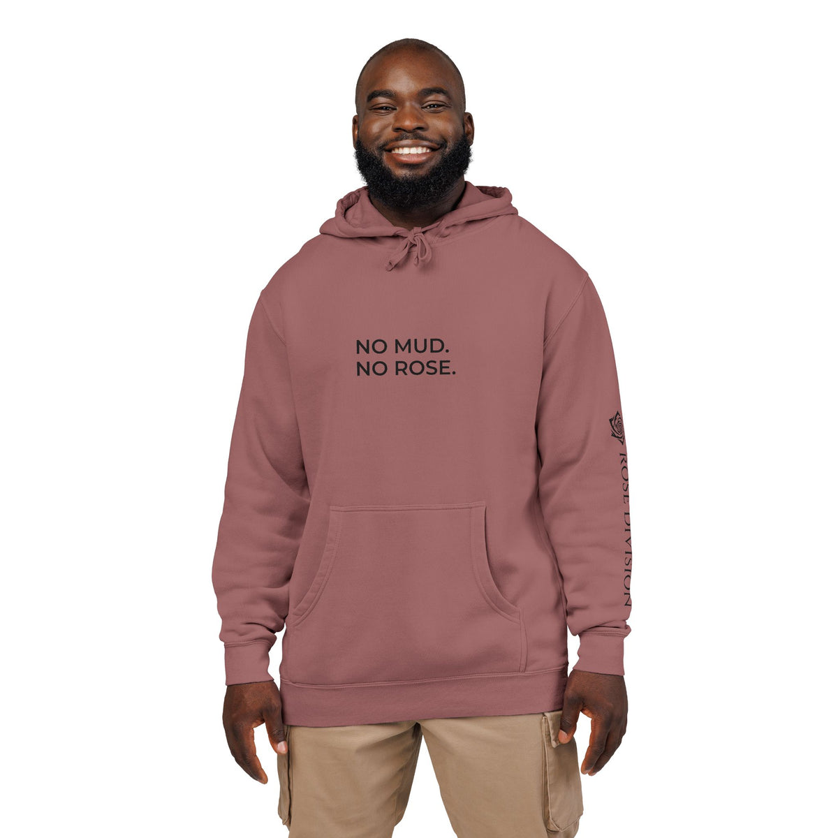 NO MUD/ROSE. | Premium Hoodie