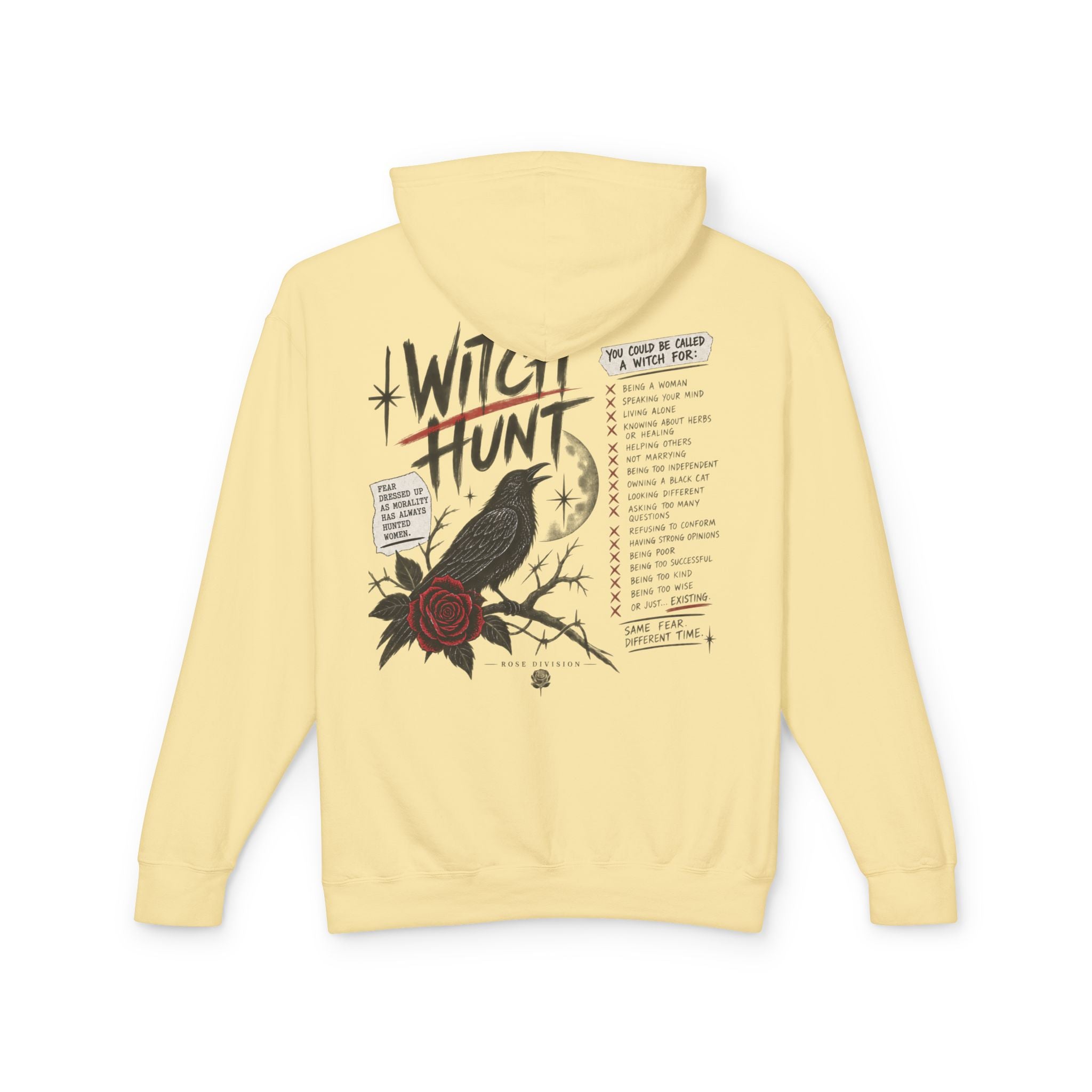 Witch Hunt Unisex Lightweight Hooded Sweatshirt