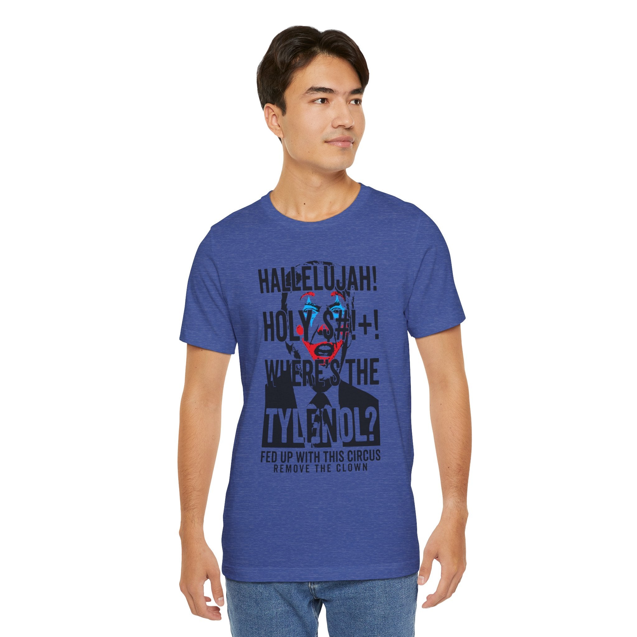 Fed Up With the Circus | Trump Clown Unisex Jersey Short Sleeve Tee