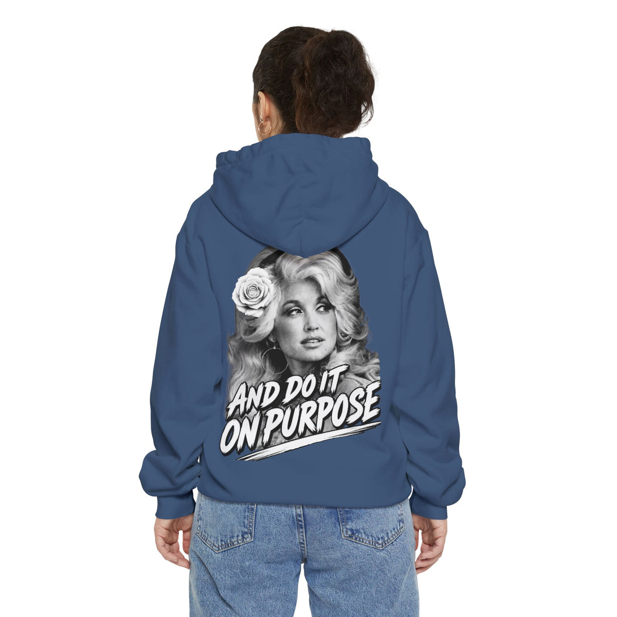 A Tribute to the one and only Dolly. Rose Division holds the same values as the late GOAT. Unisex Garment-Dyed Hoodie