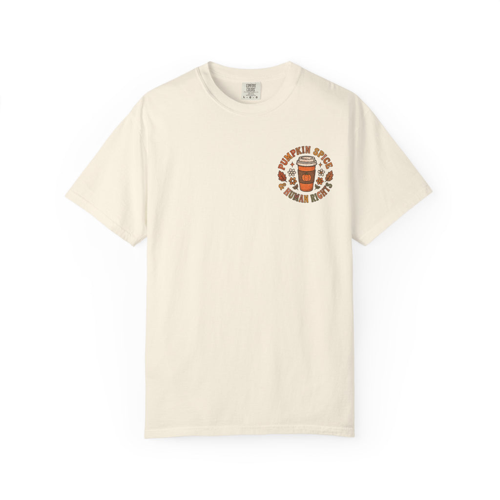 Pumpkin Spice Era Unisex Garment-Dyed T-shirt