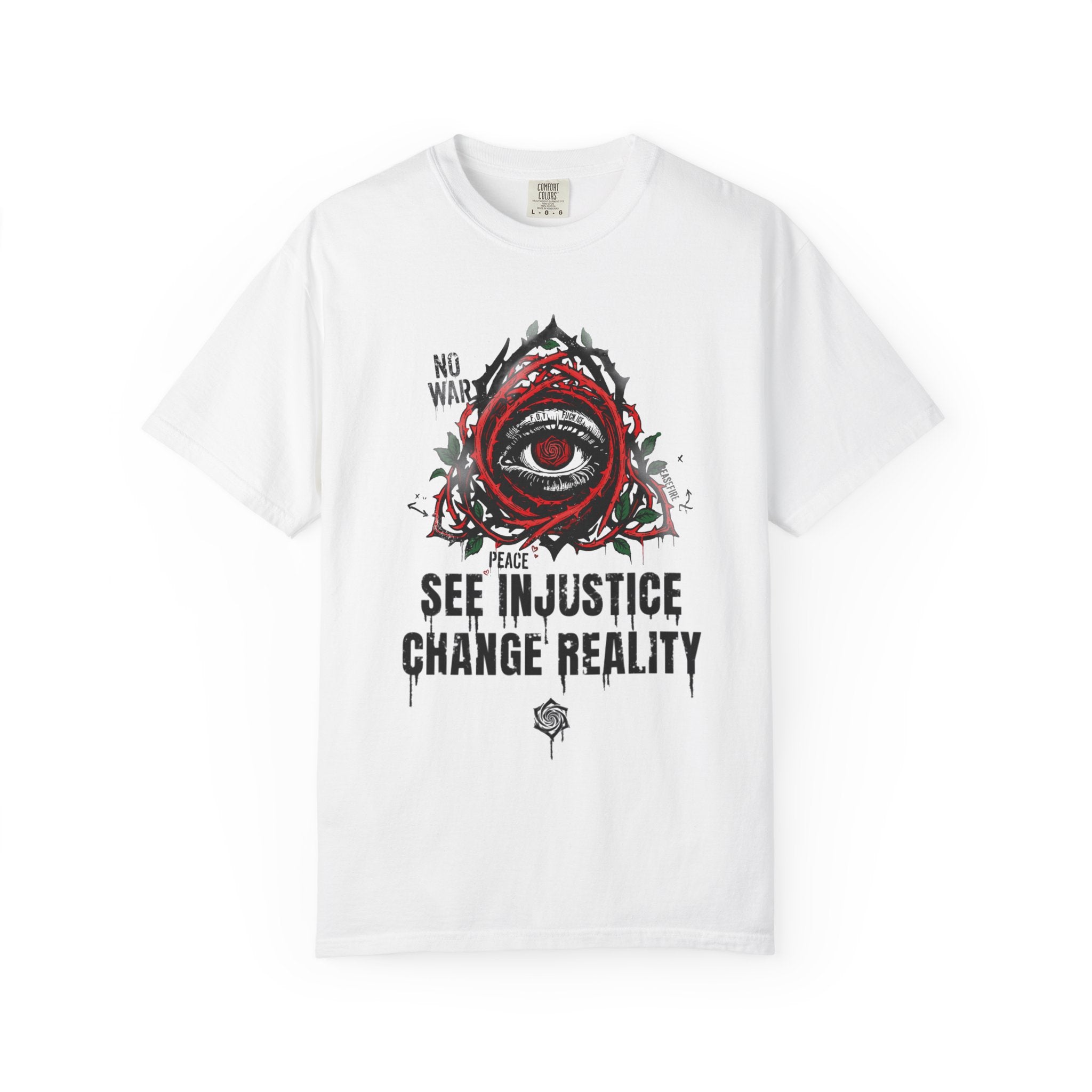 All-Seeing Eye Protest Art | See Injustice Change Reality Unisex T-Shirt