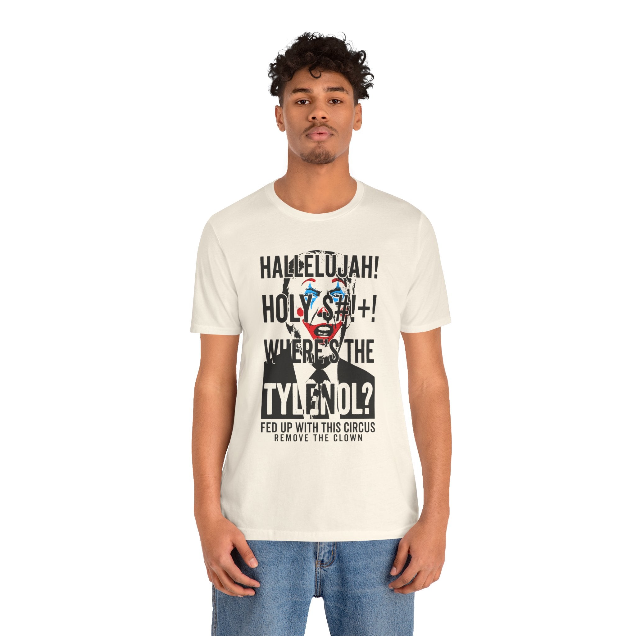 Fed Up With the Circus | Trump Clown Unisex Jersey Short Sleeve Tee