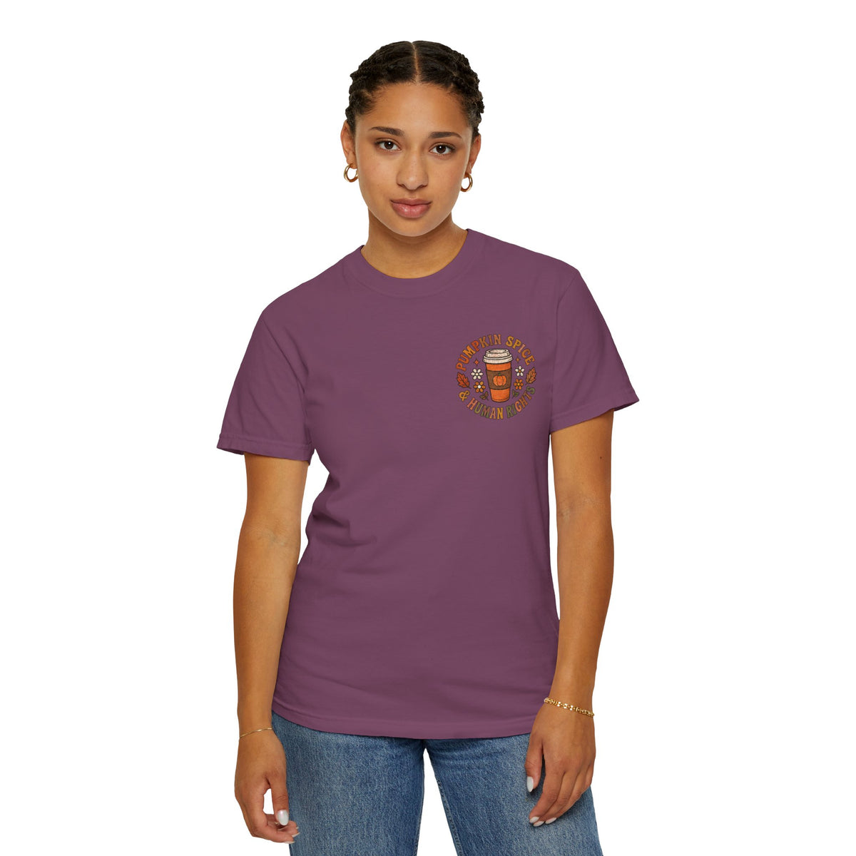 Pumpkin Spice Era Unisex Garment-Dyed T-shirt