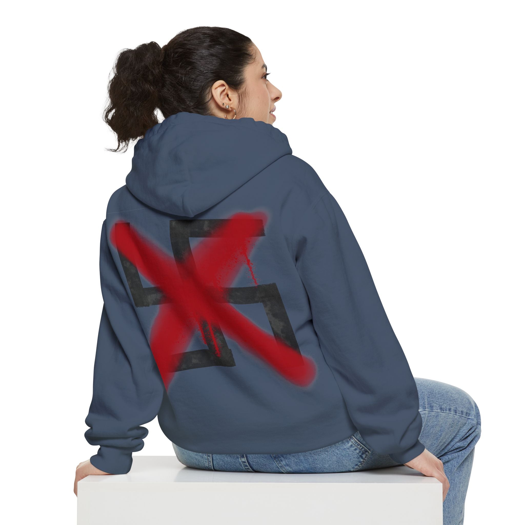 ICE NAZI OUT Hoodie | Political Statement, Protest Slogan