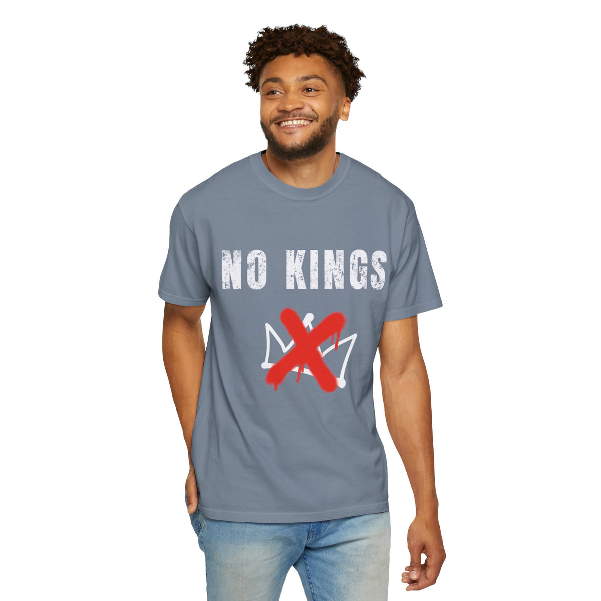 No Kings | Graffiti Text Unisex T-Shirt