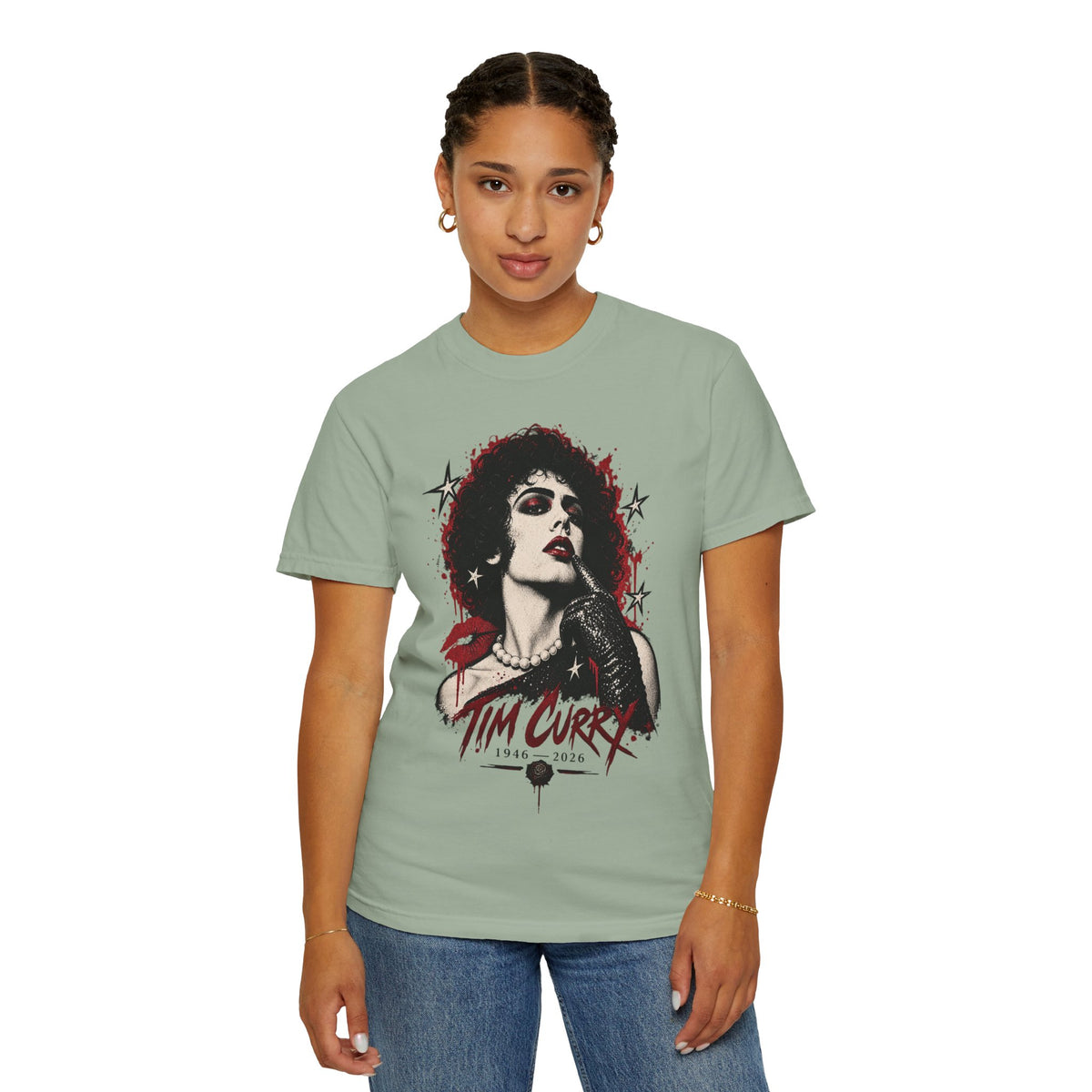 Don’t Dream it, Be it. Tim Curry. Unisex Garment-Dyed T-shirt