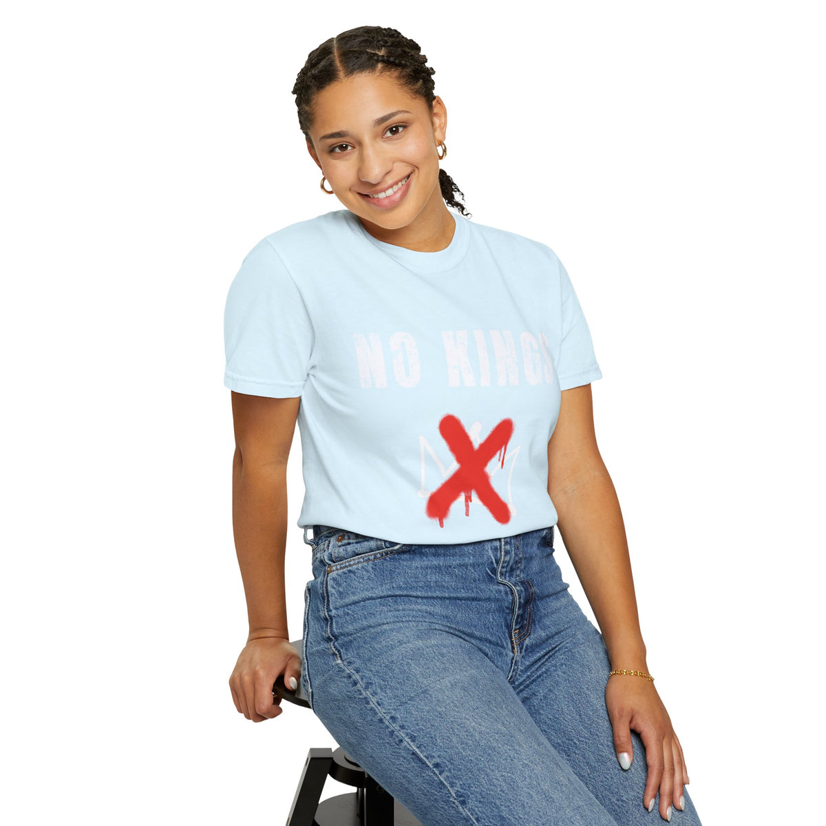 No Kings | Graffiti Text Unisex T-Shirt