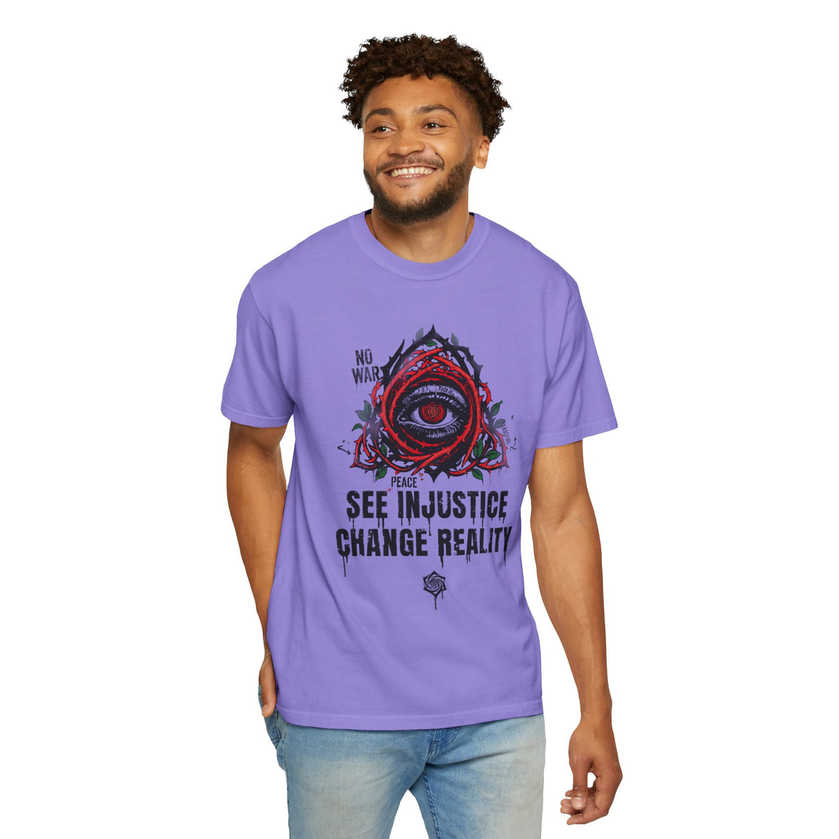 All-Seeing Eye Protest Art | See Injustice Change Reality Unisex T-Shirt