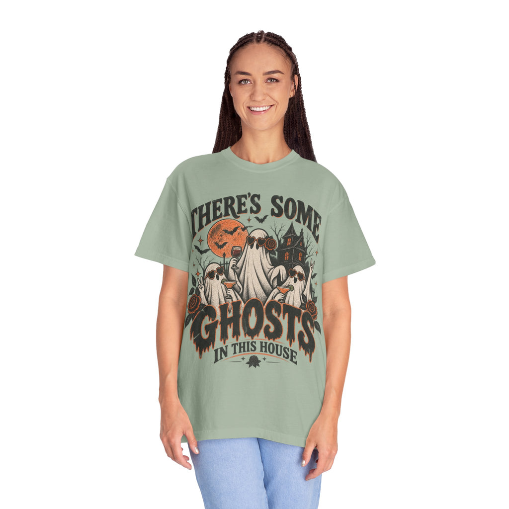 There’s some Ghosts in the House. Unisex Garment-Dyed T-shirt