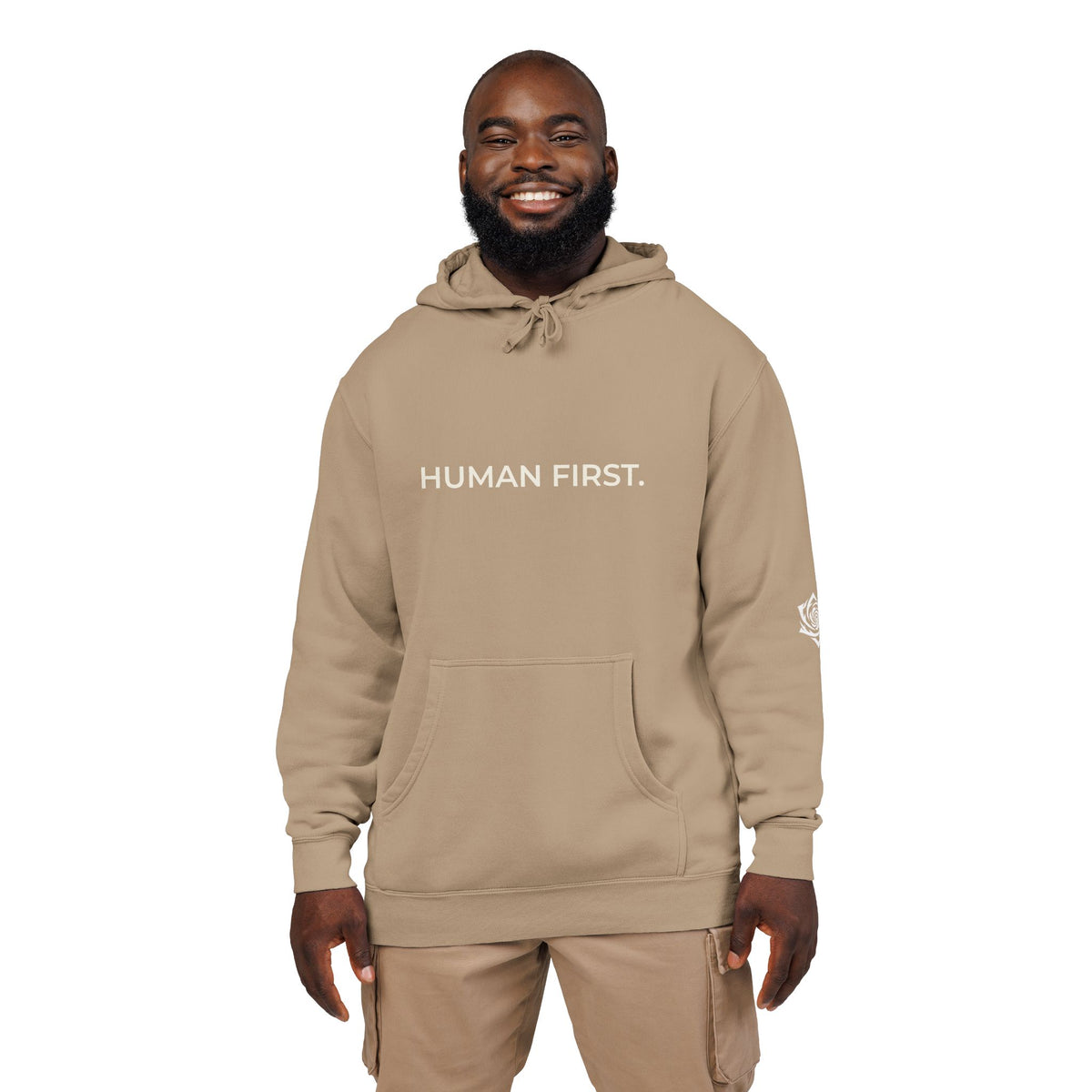 HUMAN FIRST. | Premium Hoodie