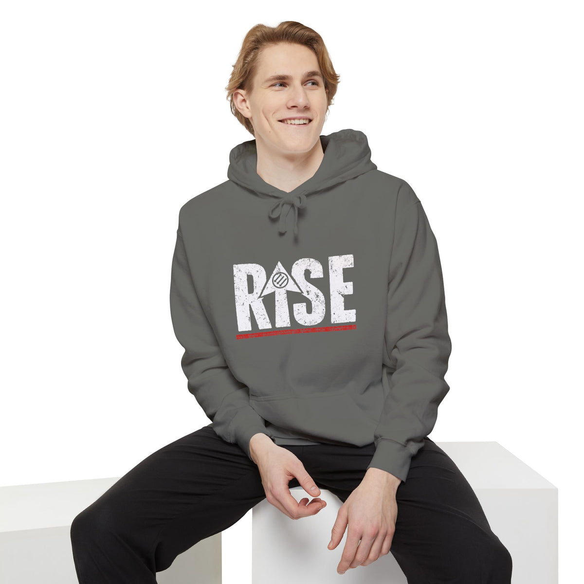 Refuse Silence Hoodie | Garment-Dyed Pullover Protest Sweatshirt