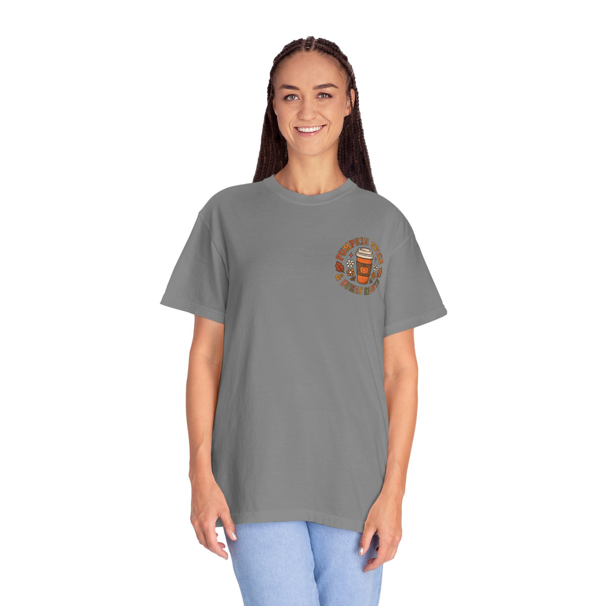 Pumpkin Spice Era Unisex Garment-Dyed T-shirt