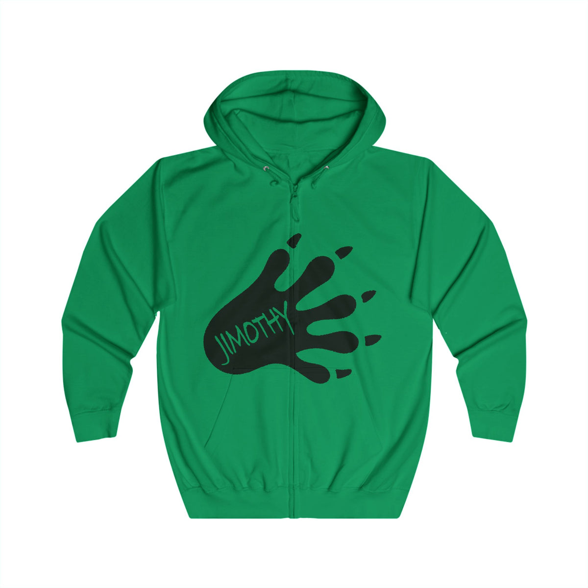 Racoon Out Looking for Trash. Unisex Full Zip Hoodie