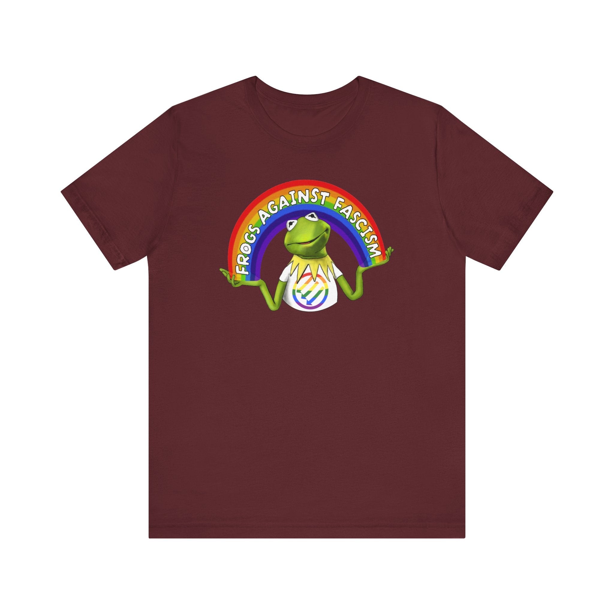 Frogs Against Fascism | Unisex Jersey Short Sleeve Tee