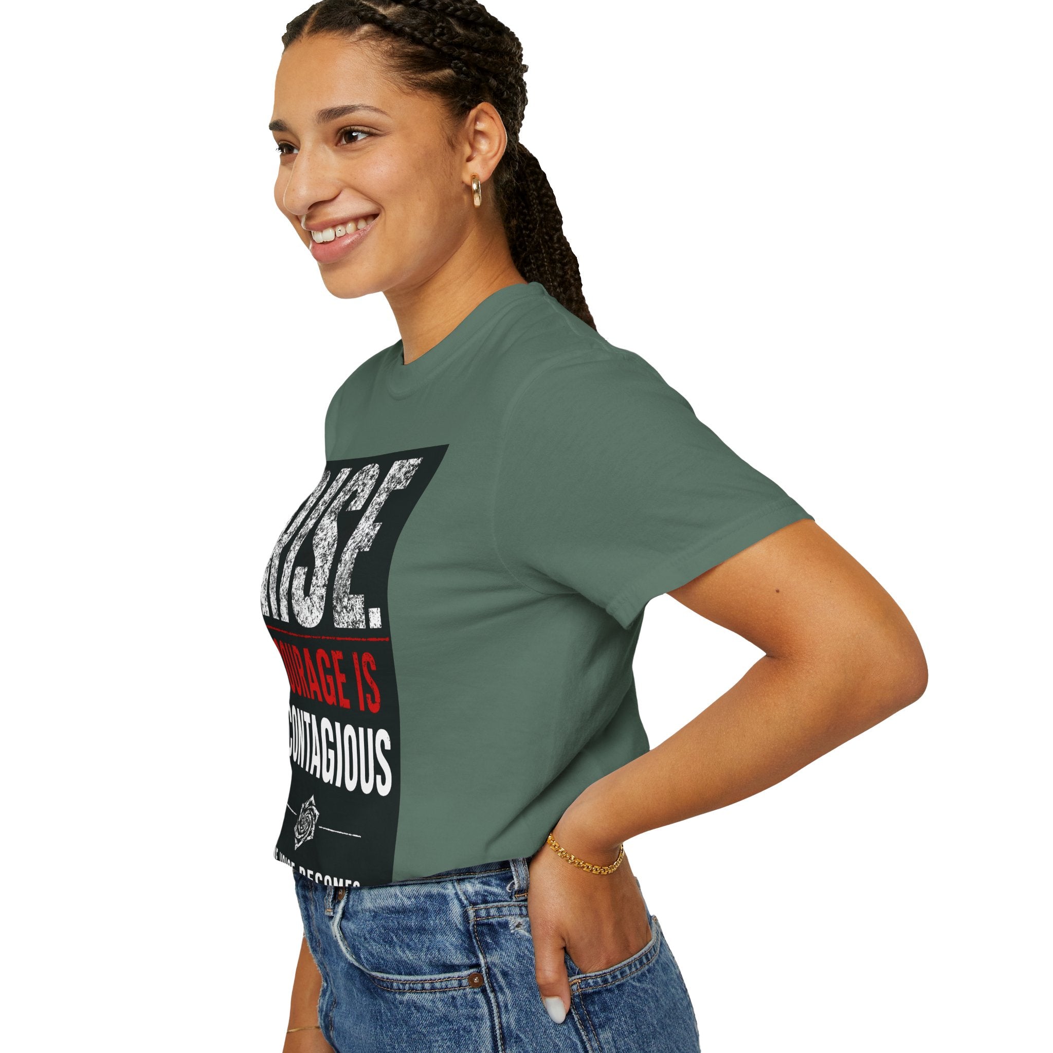 Rise | Courage Is Contagious Unisex T-Shirt