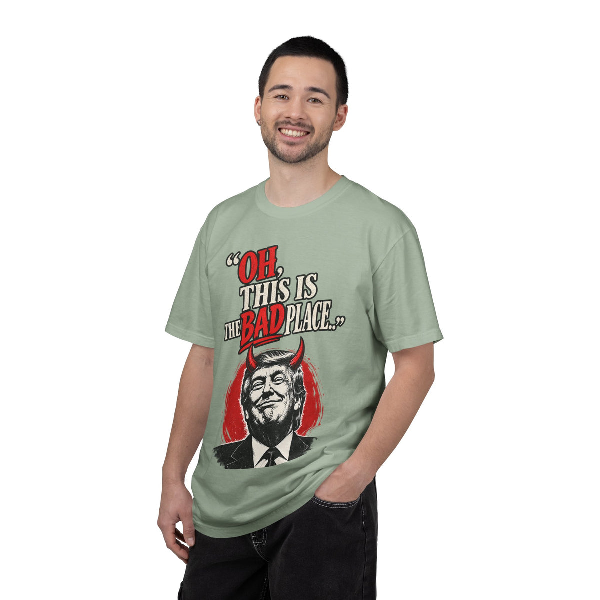 Oh, this is the Bad Place! Unisex Garment-Dyed T-shirt