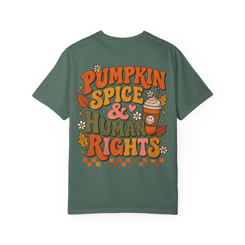Pumpkin Spice Era Unisex Garment-Dyed T-shirt