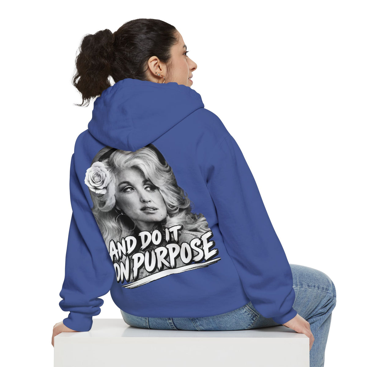 A Tribute to the one and only Dolly. Rose Division holds the same values as the late GOAT. Unisex Garment-Dyed Hoodie