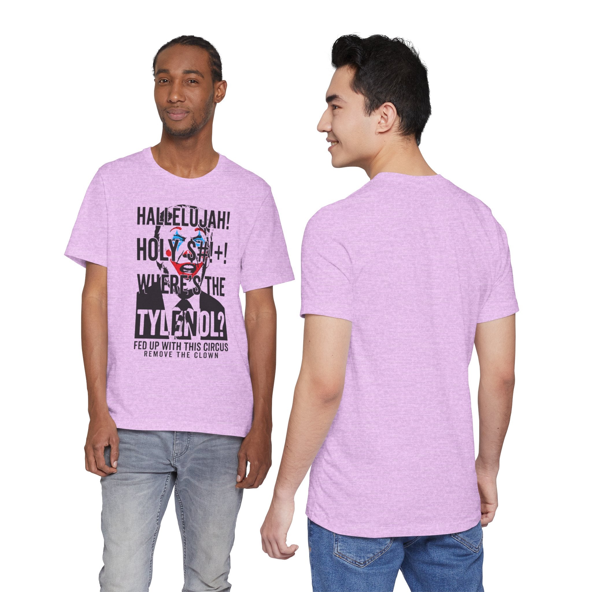 Fed Up With the Circus | Trump Clown Unisex Jersey Short Sleeve Tee