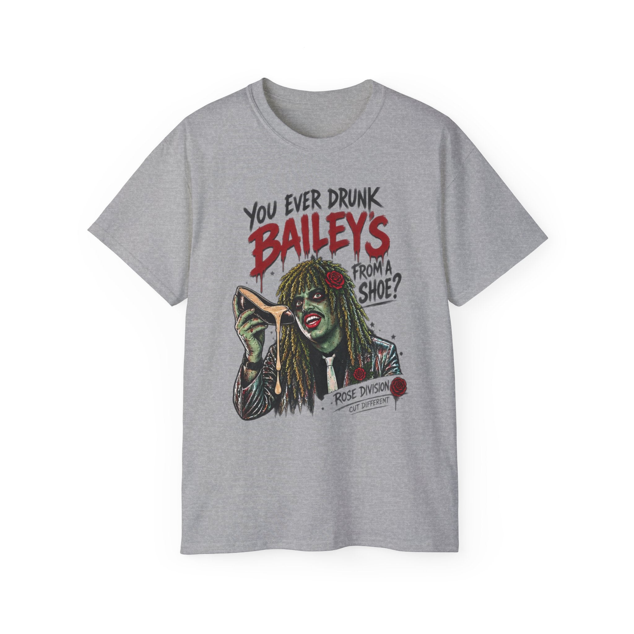 You ever drunk Baileys from a Shoe? Im Old Greg! Unisex Ultra Cotton Tee