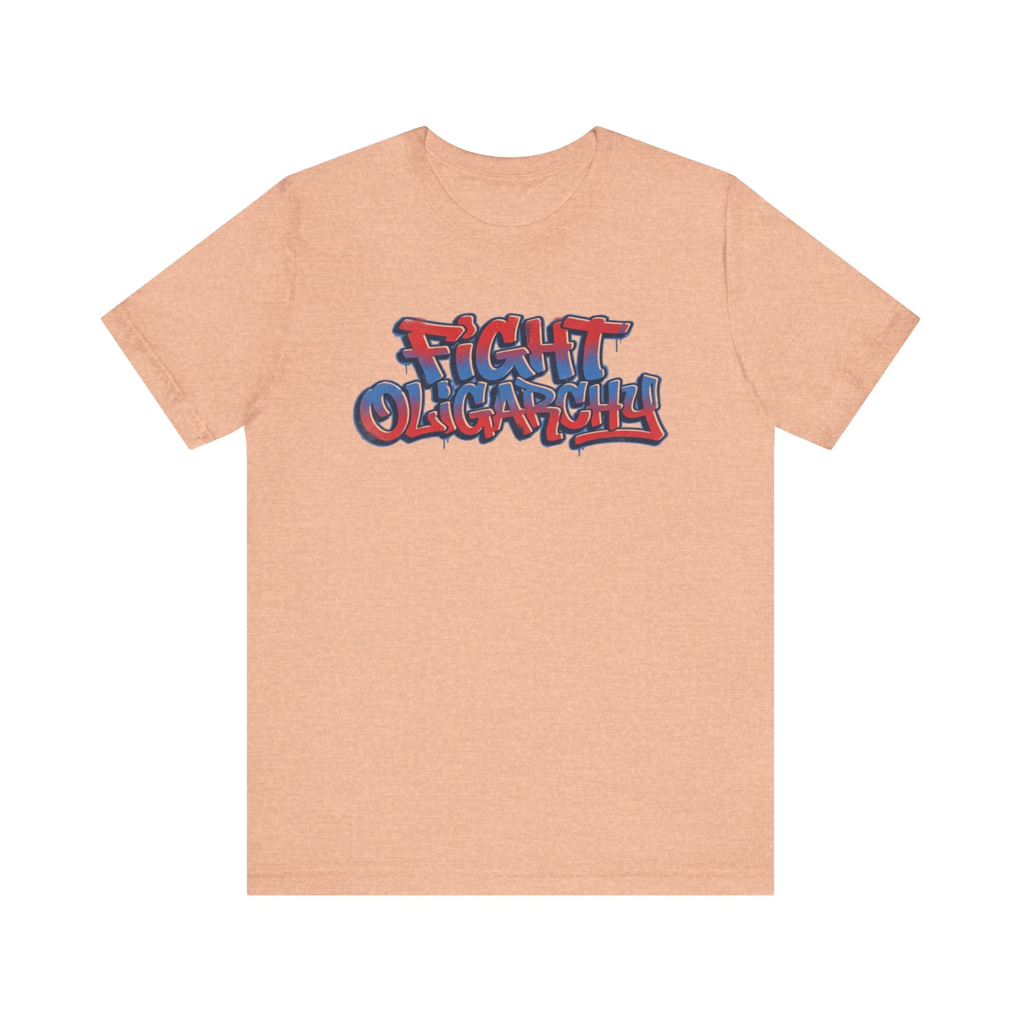 Fight Oligarchy! Bernie and Abdul Unisex Jersey Short Sleeve Tee