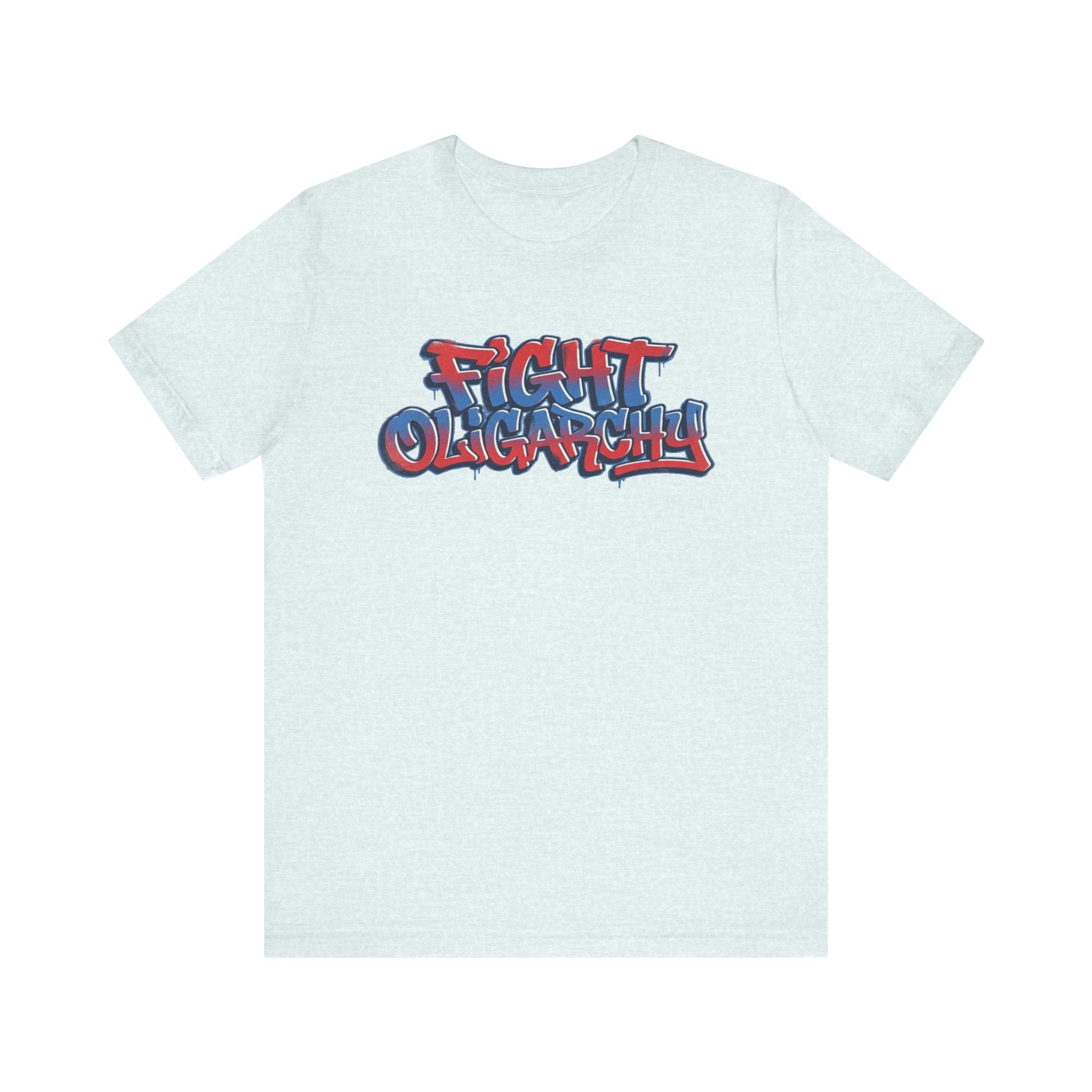 Fight Oligarchy! Bernie and Abdul Unisex Jersey Short Sleeve Tee