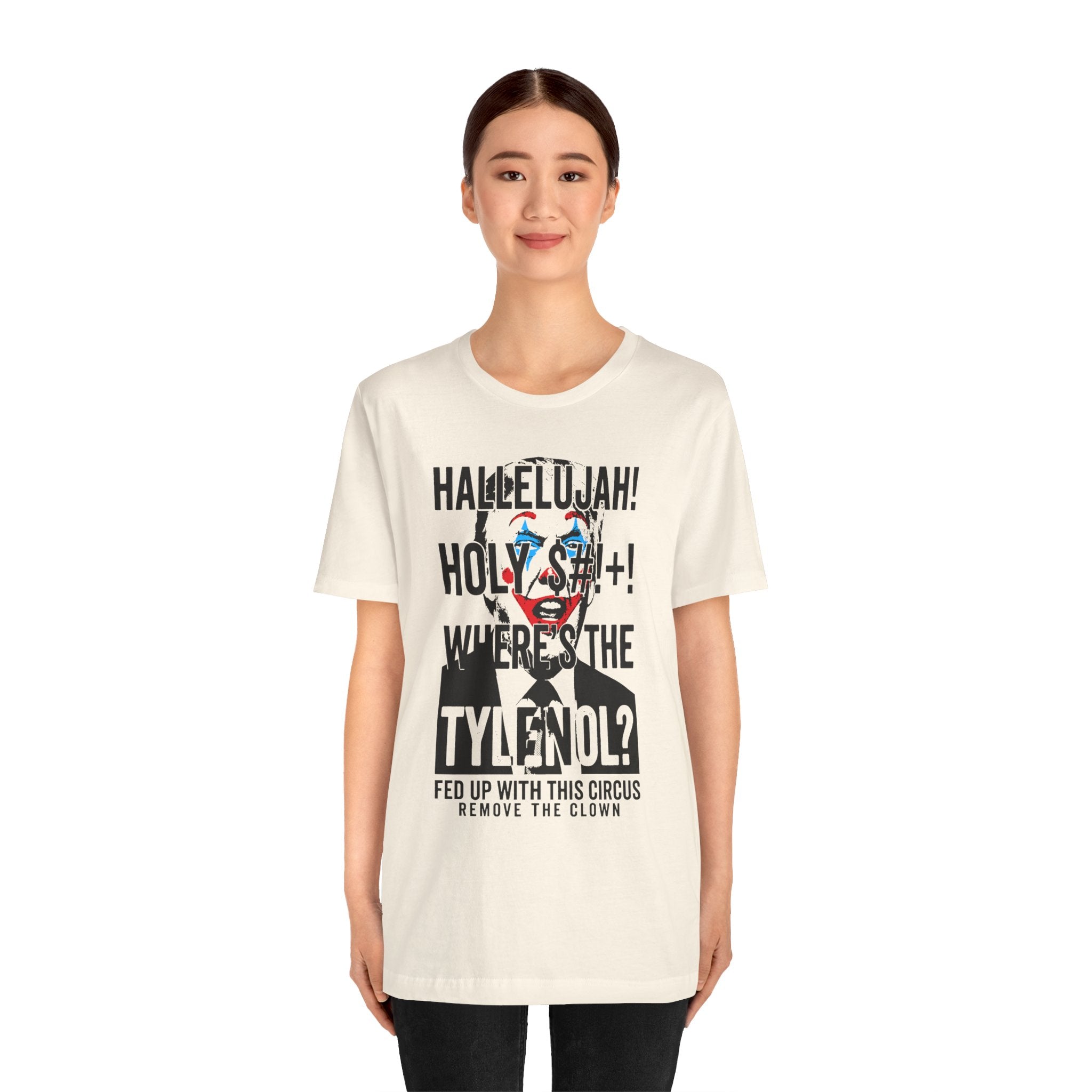 Fed Up With the Circus | Trump Clown Unisex Jersey Short Sleeve Tee